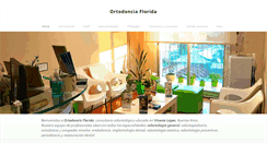 Desktop Screenshot of ortodonciaflorida.com